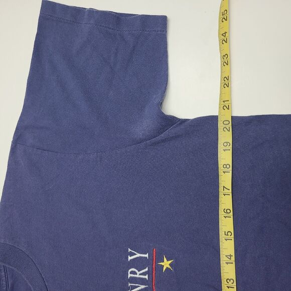 Vintage Fort McHenry 1990s Men's Shirt Size Large Military USA Embroidered - Picture 7 of 9